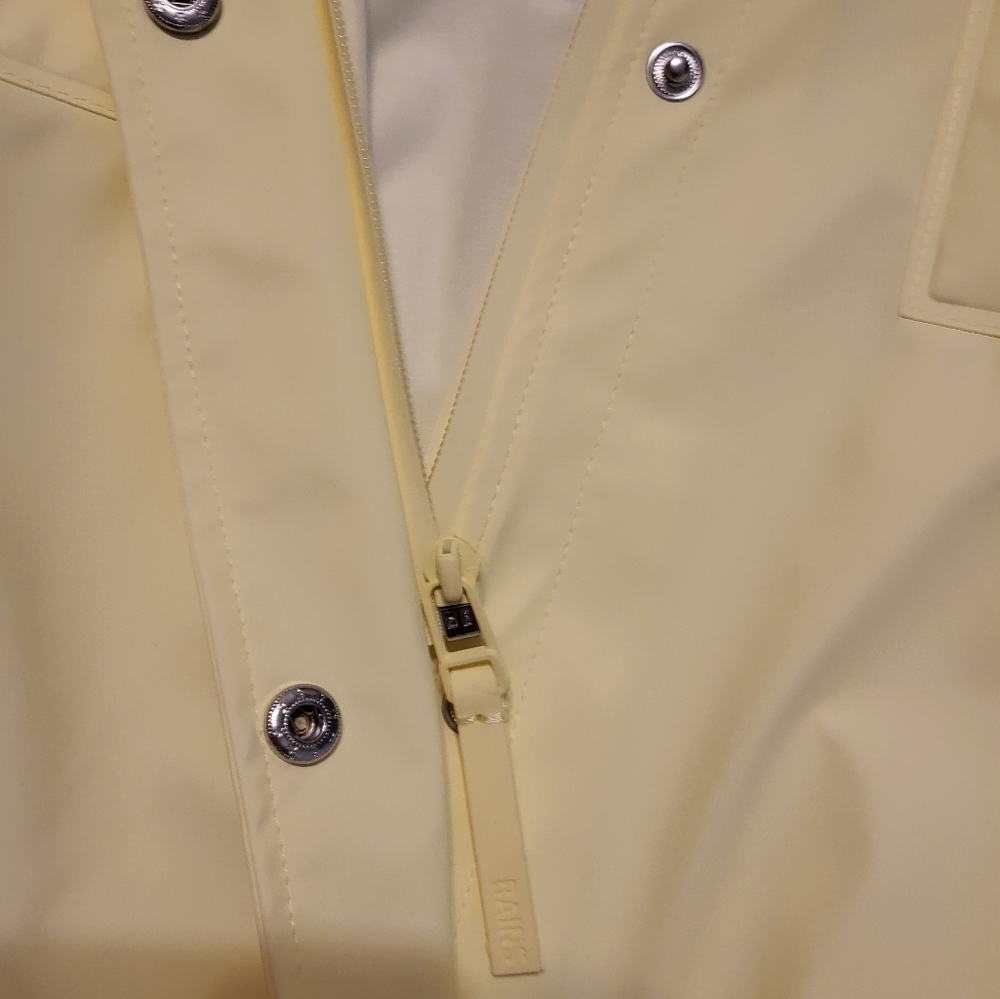 RAINS - Curve W Jacket Color (yellow) Size: Medium NWT - Picture 11 of 12